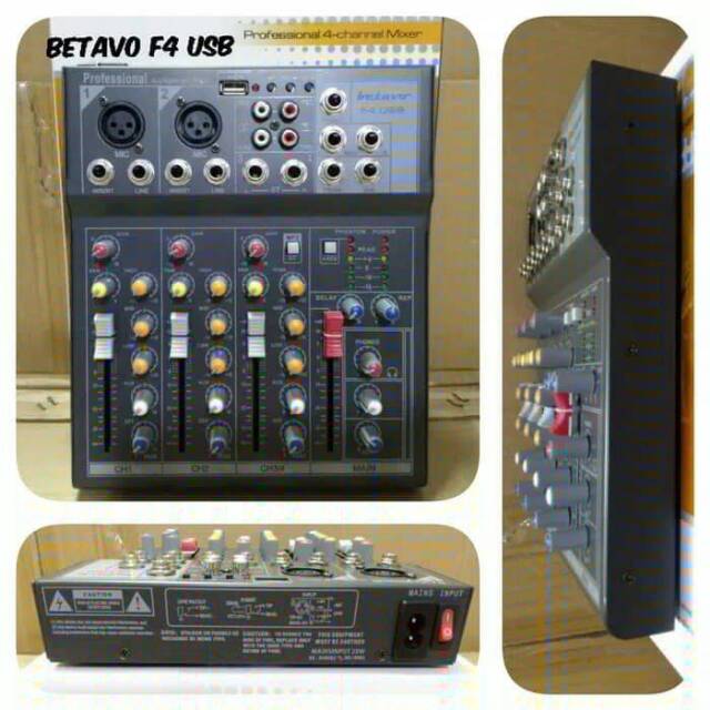 Mixer Betavo F4 USB Betavo F 4 USB