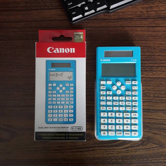 

KALKULATOR SCIENTIFIC F-718S BLUE : CANON
