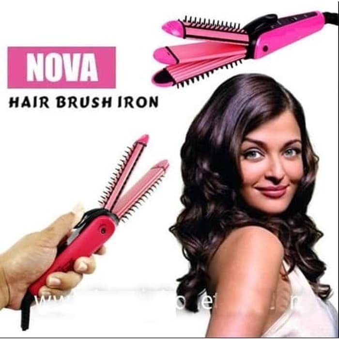 Catok Sisir Rambut Nova NHC 8890 3 in 1