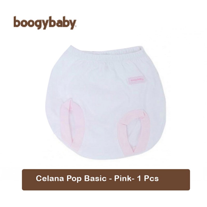 Boogy Baby Pants Basic / Celana Pop Bayi - Pink - 1 Pcs