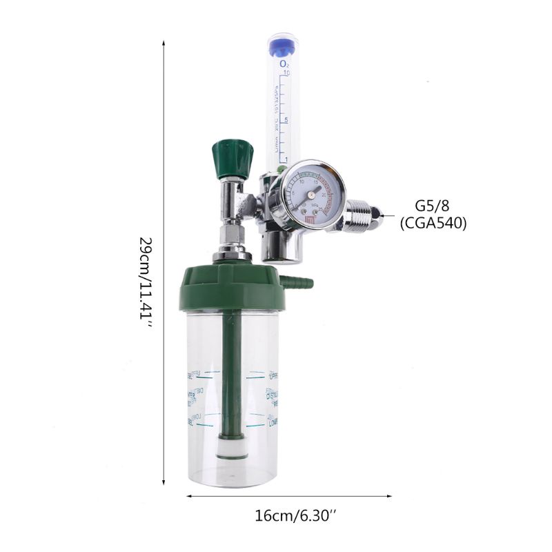 Kiss Pressure Regulator Oxygen Inhaler CGA 540alat Pengatur Oksigen Penurun Tekanan