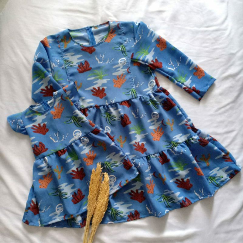 Baju kembar ibu dan anak