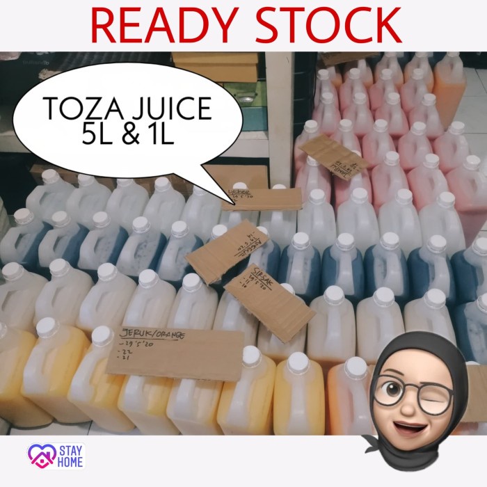 

201nhgg Juice Toza 5 Liter ( Khusus Gojek & Grab ) - Mangga Ds201Fs