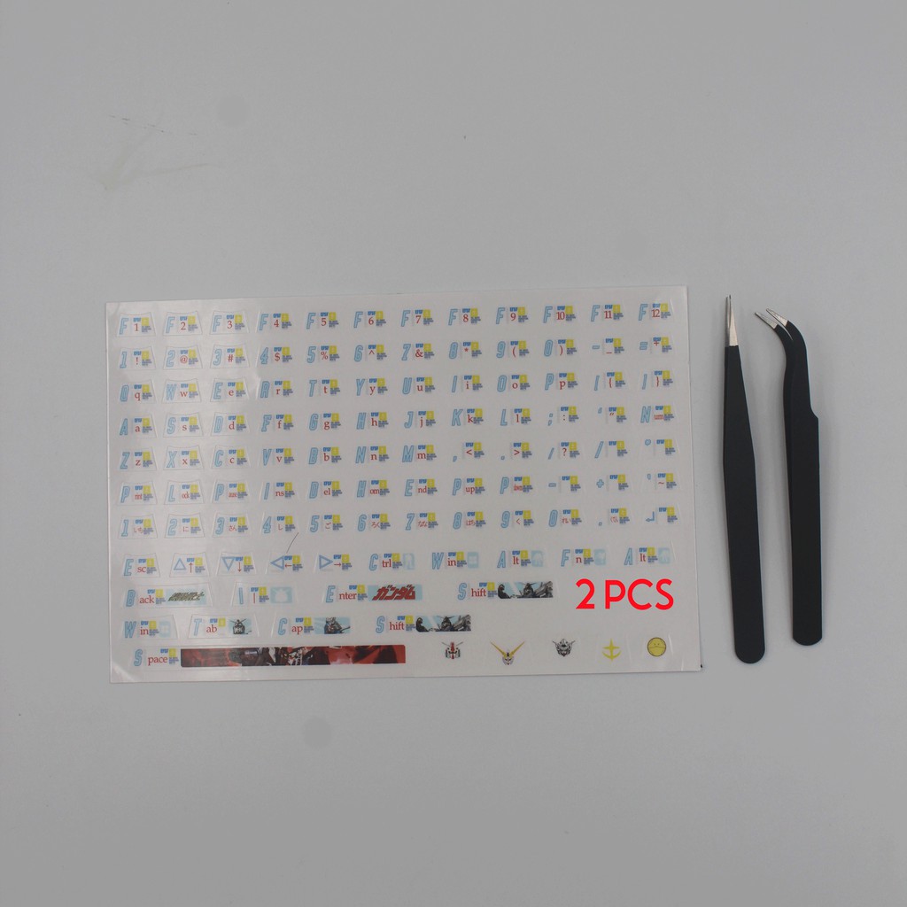 Mechanical keyboards Transparent Sticker on Key Cap Side Lettering Protective film Waterproof Clear Sticker For Keycaps