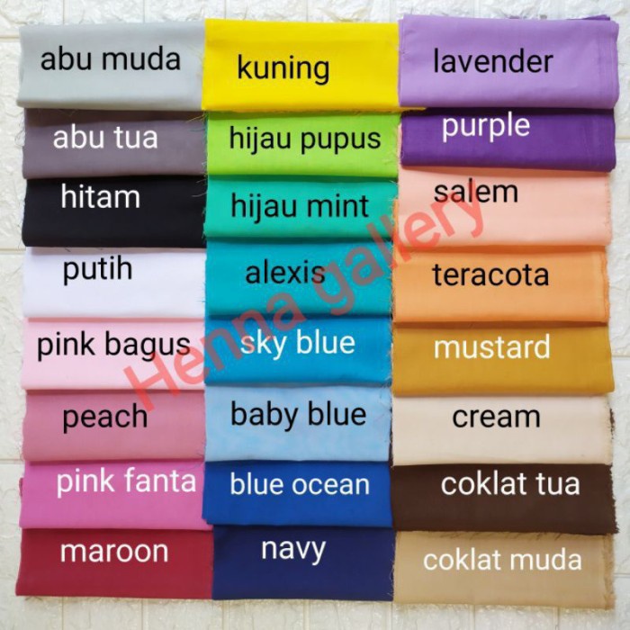 Sarung Bantal 60X90 Polos Katun Premium