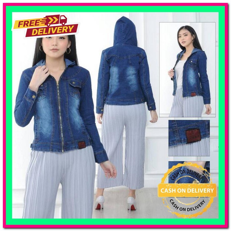 Jacket Wanita Jeans Jaket Jins Import Cewek Remaja Jket Cewe Terbaru J Jaket Jeans Wanita Model Crop