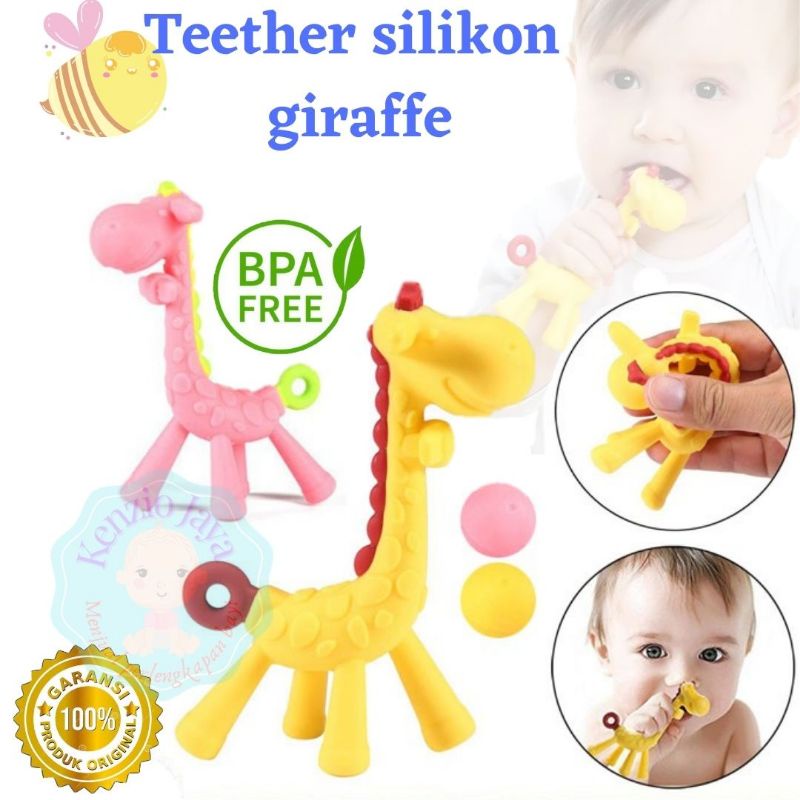 teether silikon gigitan bayi