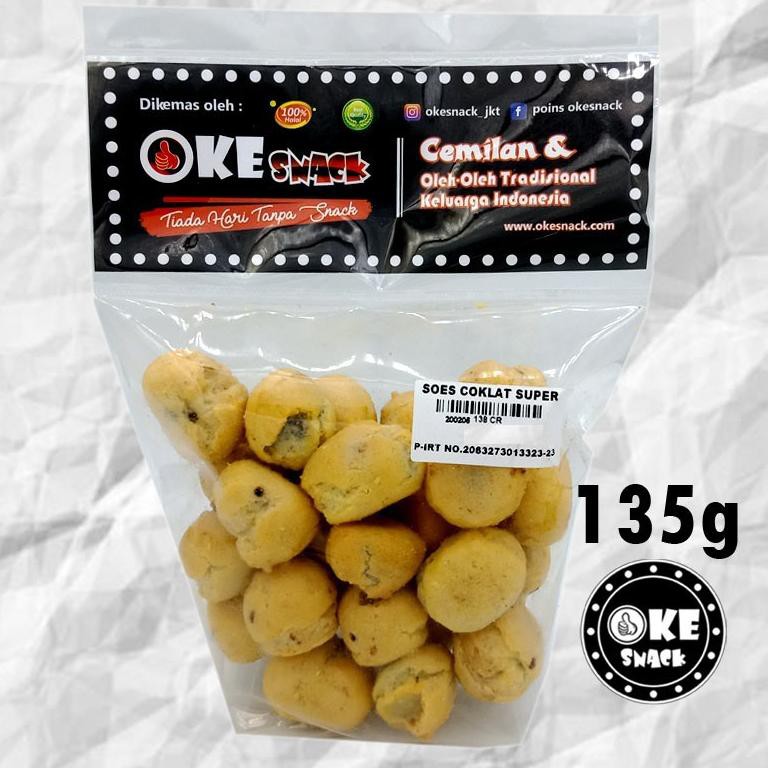 

1.1 Brand cemilan soes kering coklat 150g