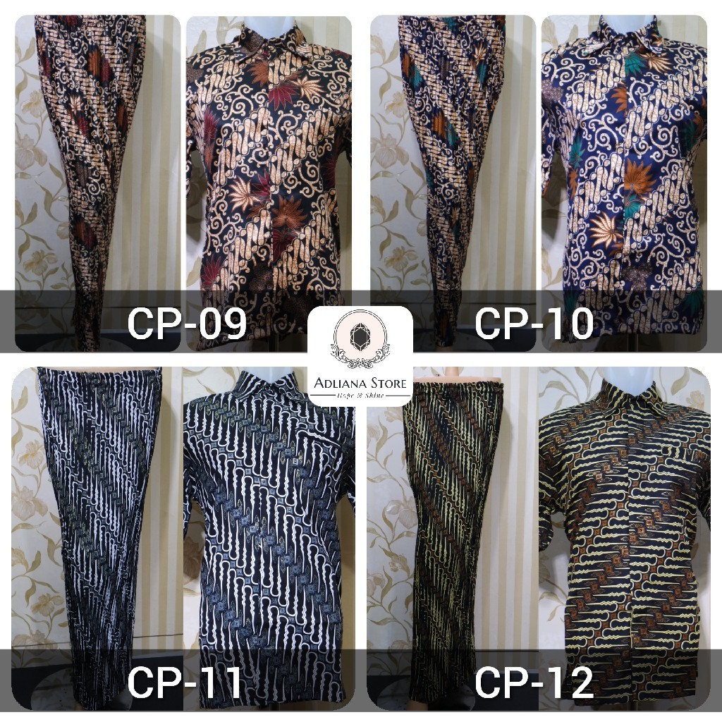 (COD)  Rok Plisket dan Kemeja Pria / Couple Plisket / Couple Batik / Batik Couple HANANIA KEBAYA COLLECTIONS