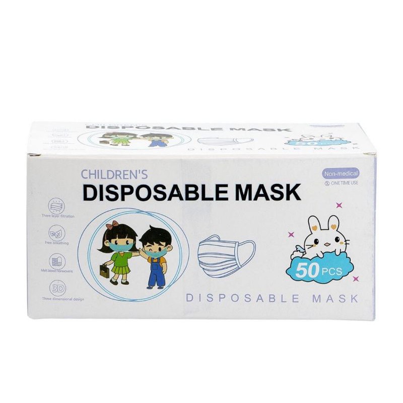 Masker Anak 3 Ply isi 50
