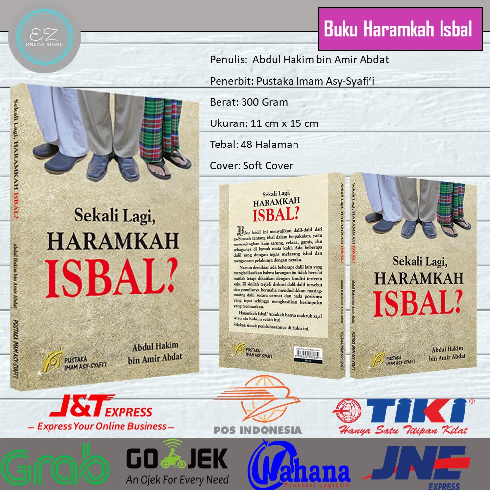 Buku Sekali Lagi Haramkah Isbal? Pustaka Imam Syafii | Haramnya Isbal