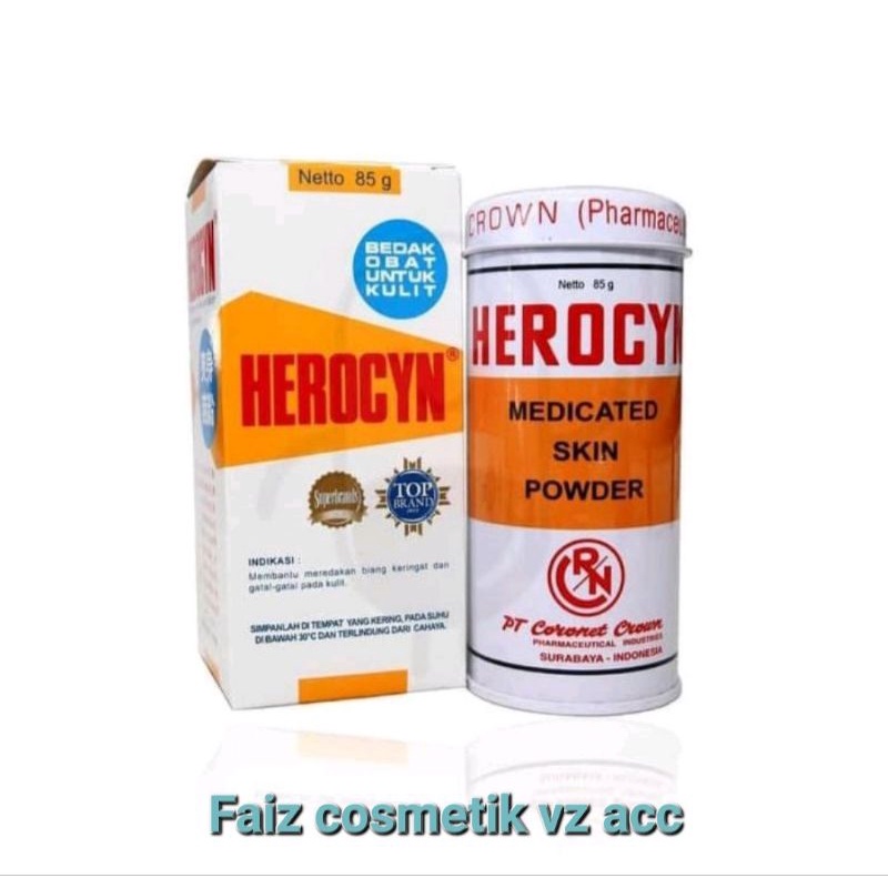 HEROCYN MEDICATED SKIN POWDER 85GR(Bedak buat gatal2 dan biang keringat)