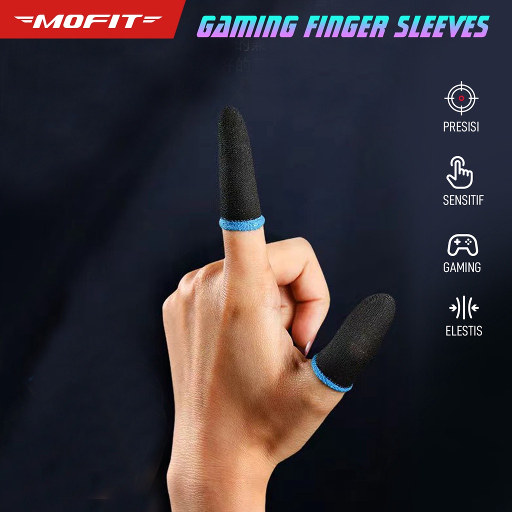 Sarung Jempol Gaming Mofit Finger Sleeve Sarung Jari Jempol For Mobile Gaming