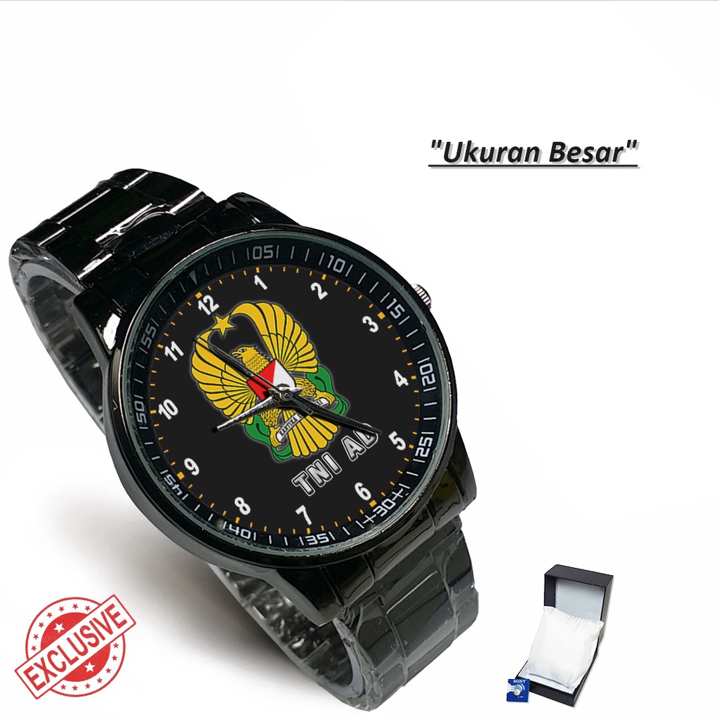 Jam Tangan Rantai Couple TENTARA NASIONAL INDONESIA AD - 3 (Limited Edition)