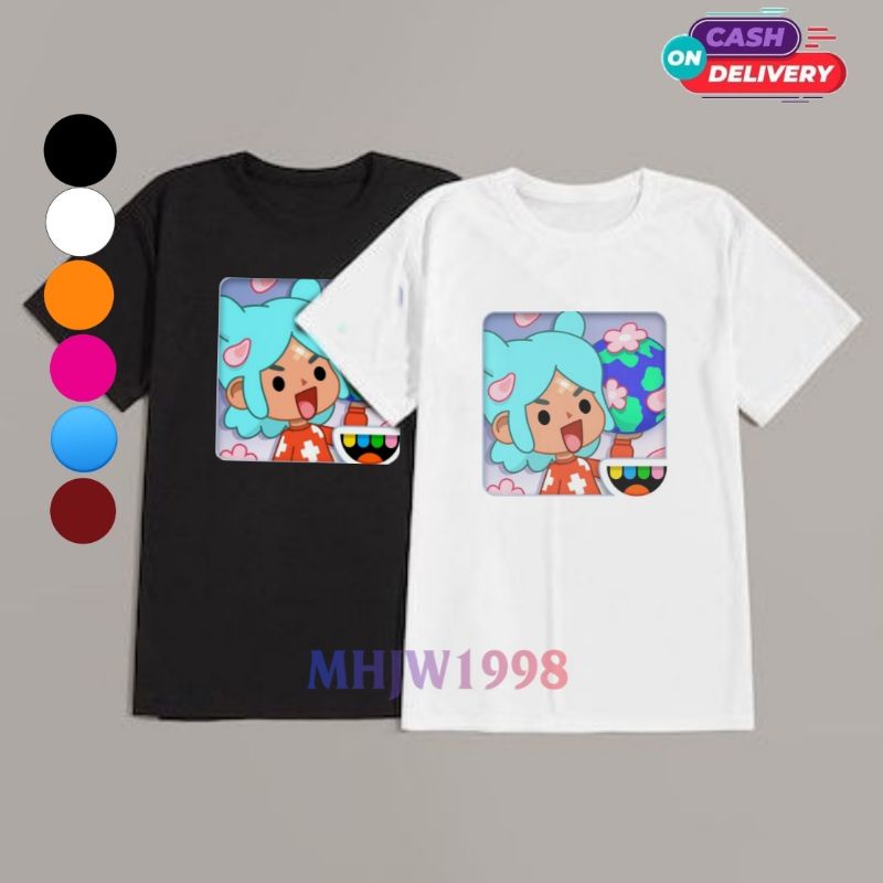 baju kaos anak toca boca,toca life world/baju anak toca life/kaos toca boca