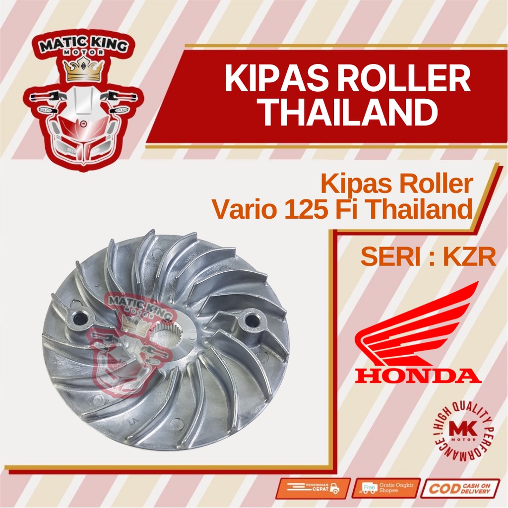 Kipas Lawan Rumah Roller Vario 125 Techno PCX CBU 125  KZR Thailand