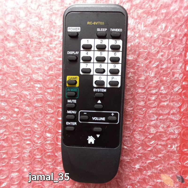 REMOTE REMOT TV AIWA RC-6VT05 UNTUK TV TABUNG SLIM FLAT