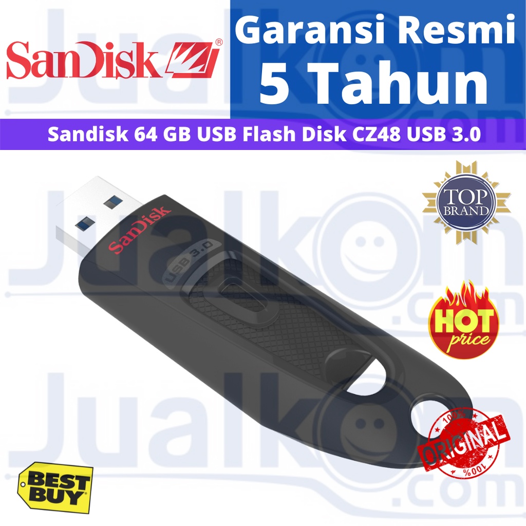 Sandisk 64GB USB Flash Disk CZ48 USB 3.0