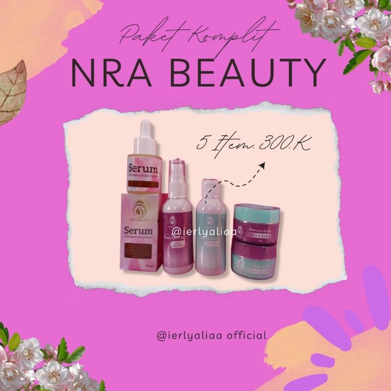 NRA BEAUTY Paket komplit 5 item Original 100 % BPOM