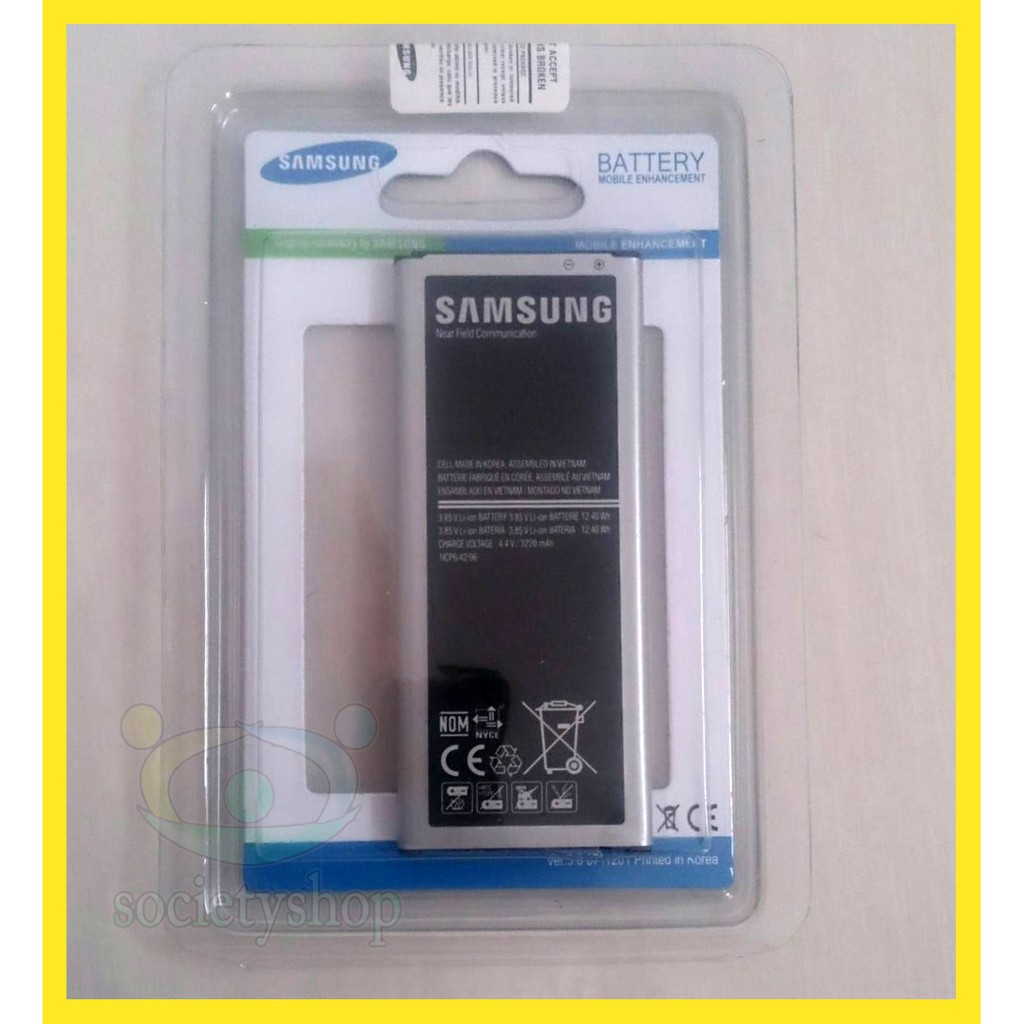 Baterai Samsung Note 4 N9100 Original Batre hp Galaxy Lama Battery Batray Baru Batere