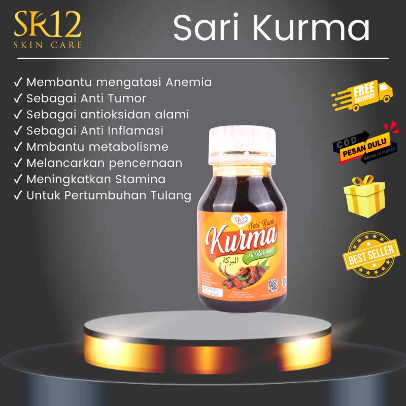 

SARI BUAH KURMA PREMIUM 350GR / KURMA SUMBER ENERGI METABOLISME ANTIOKSIDAN MENURUNKAN HIPERTENSI