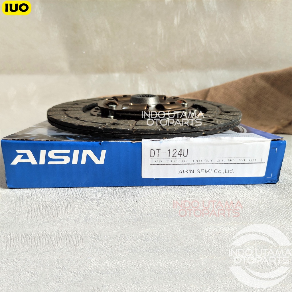 Clutch Disc Great Corolla Twincam Corona Plat Kopling AISIN DT-124U ORI