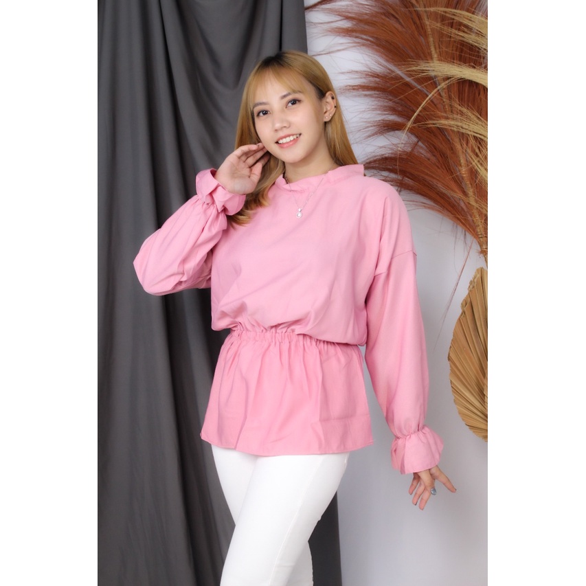 RX Fashion - Simple Top / Blouse Arlin -R3-DUSTY
