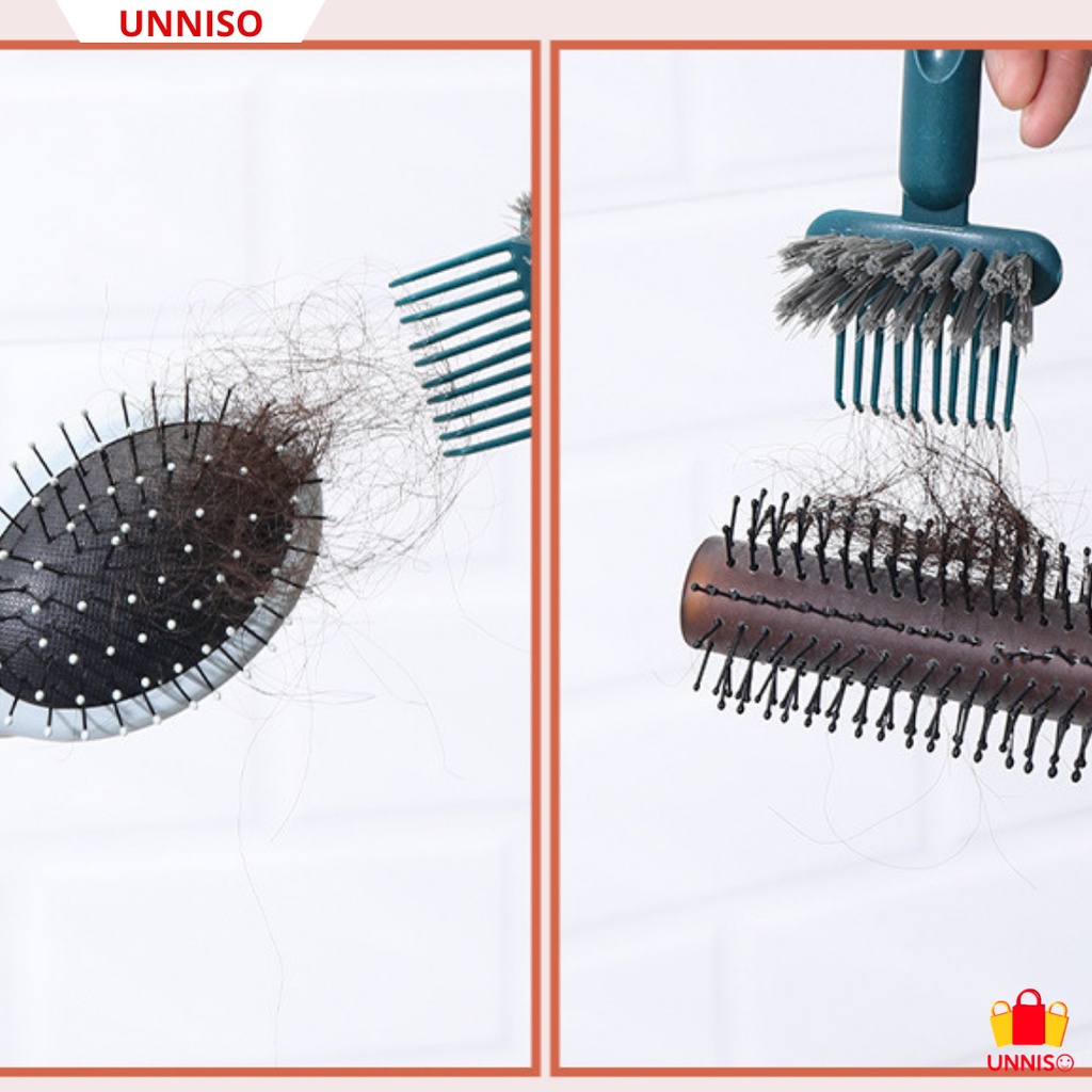 UNNISO - Air Cushion Comb Cleaning Brush Pembersih Sisir Portabel