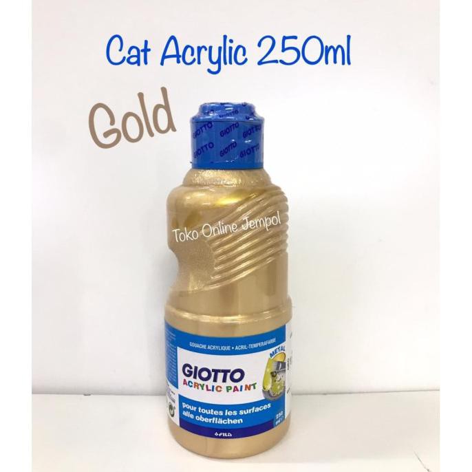 

Terbaru! Atk0796Gt 250Ml Gold Giotto Cat Acrylic Paint Akrilik 533800 Satuan Murah