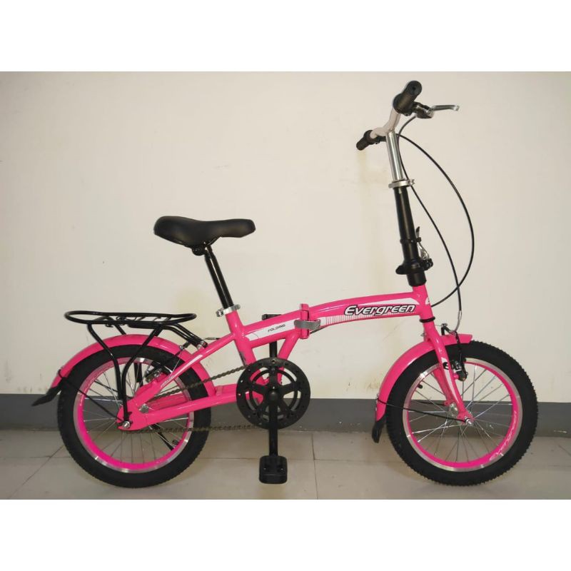 Sepeda lipat 16 Evergreen 1speed Shopee Indonesia Sepeda lipat 16 Evergreen 1speed Shopee Indonesia