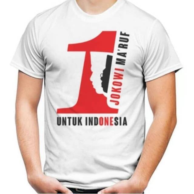 Tshirt baju kaos JOKOWI MA'RUF UNTUK INDONESIA