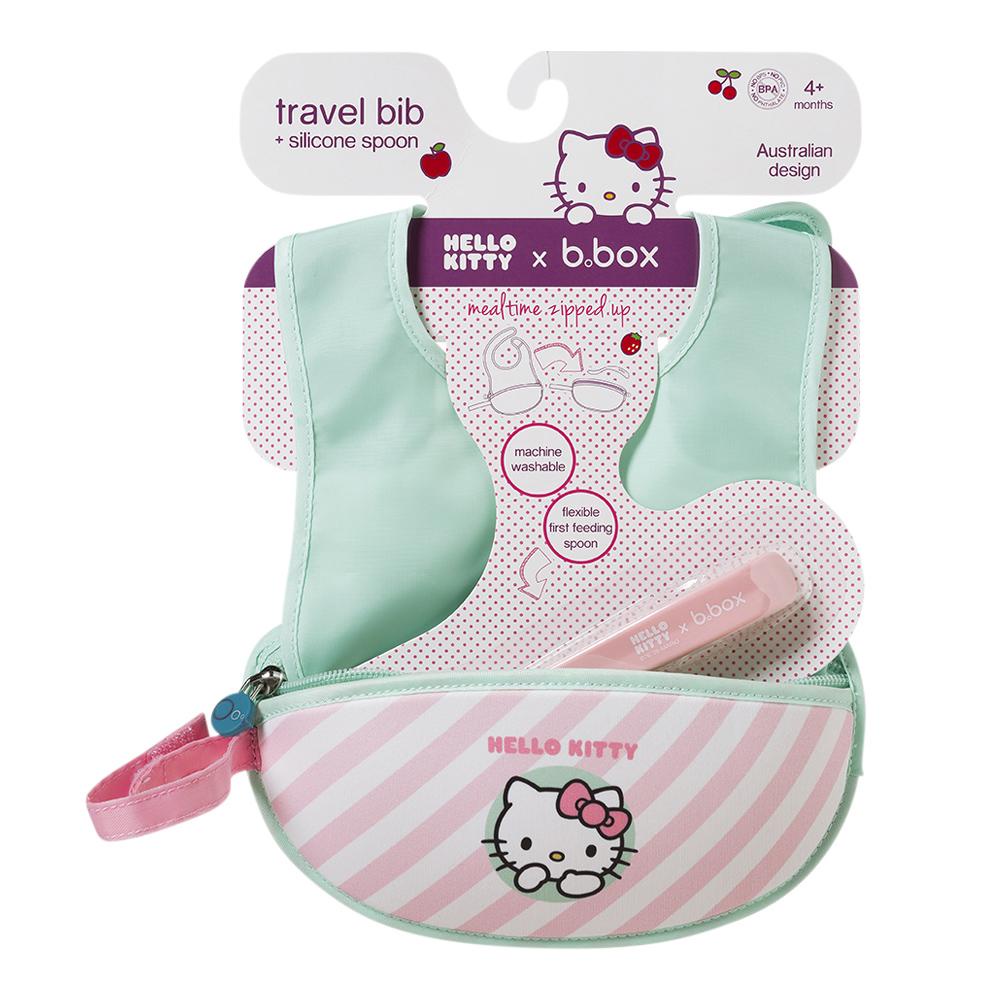 B. Box - Hello Kitty Travel Bib + Flexible Spoon