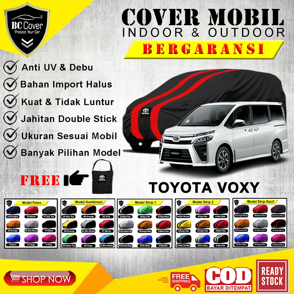 Body Cover Mobil TOYOTA VOXY Sarung Mobil Voxy Selimut Tutup Pelindung Jas Mantol Kerudung Mantel Toyota Voxy Outdoor