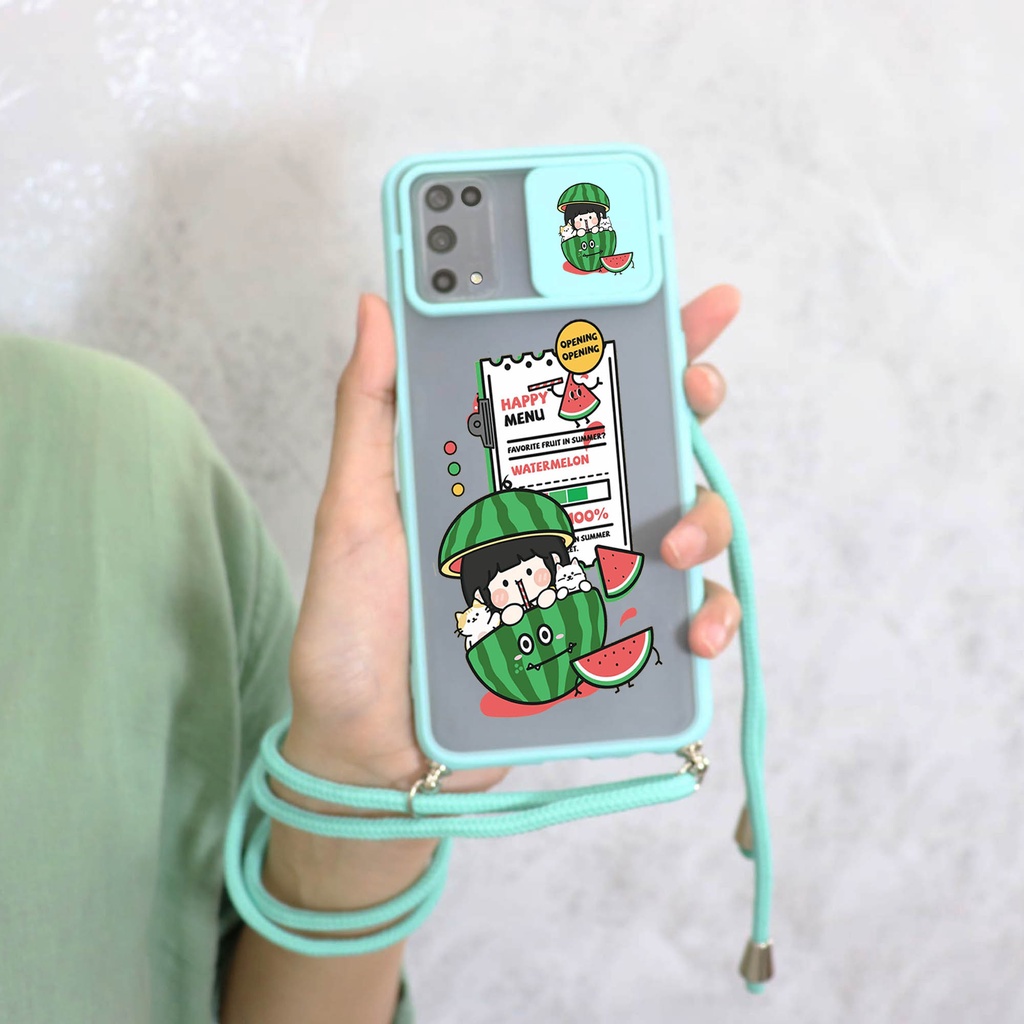 [KG01] Case Oppo Reno 5 - Softcase Slide Tali Sling - Case Hp Camera Geser Case Oppo Reno 5 - KG01 -