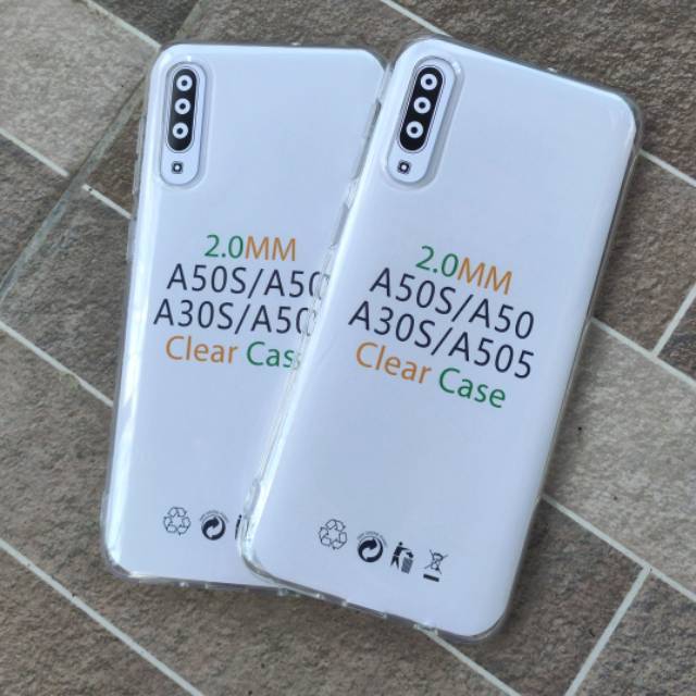 silikon kondom Samsung A50 A30S A50S Softcase Clear TPU Silicon Bening Transparant