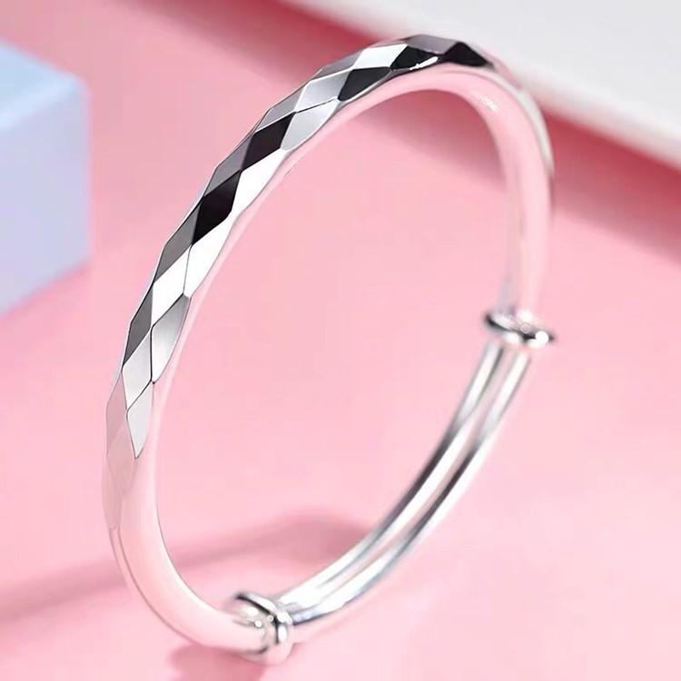 925perak sterling gelang kubus air push pull gelang fashion perhiasan wanita/Water cube push pull bracelet fashion jewelry women