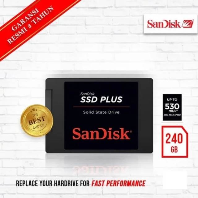 ssd sandisk plus 240gb