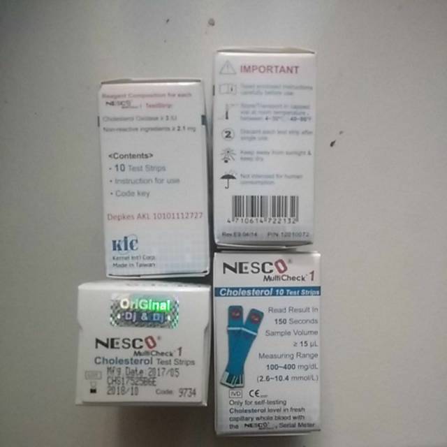 Nesco Kolesterol / Nesco Cholesterol / Strip Nesco  Kolesterol