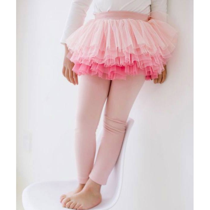 GIRL TUTU LEGGING PINK / GREY