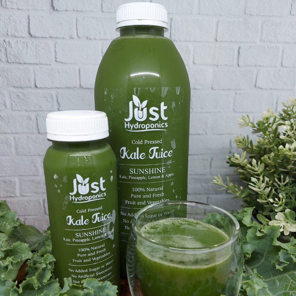 

Cold Pressed Kale Juice: Sunshine: Kale, Pineapple, Lemon and Apple
