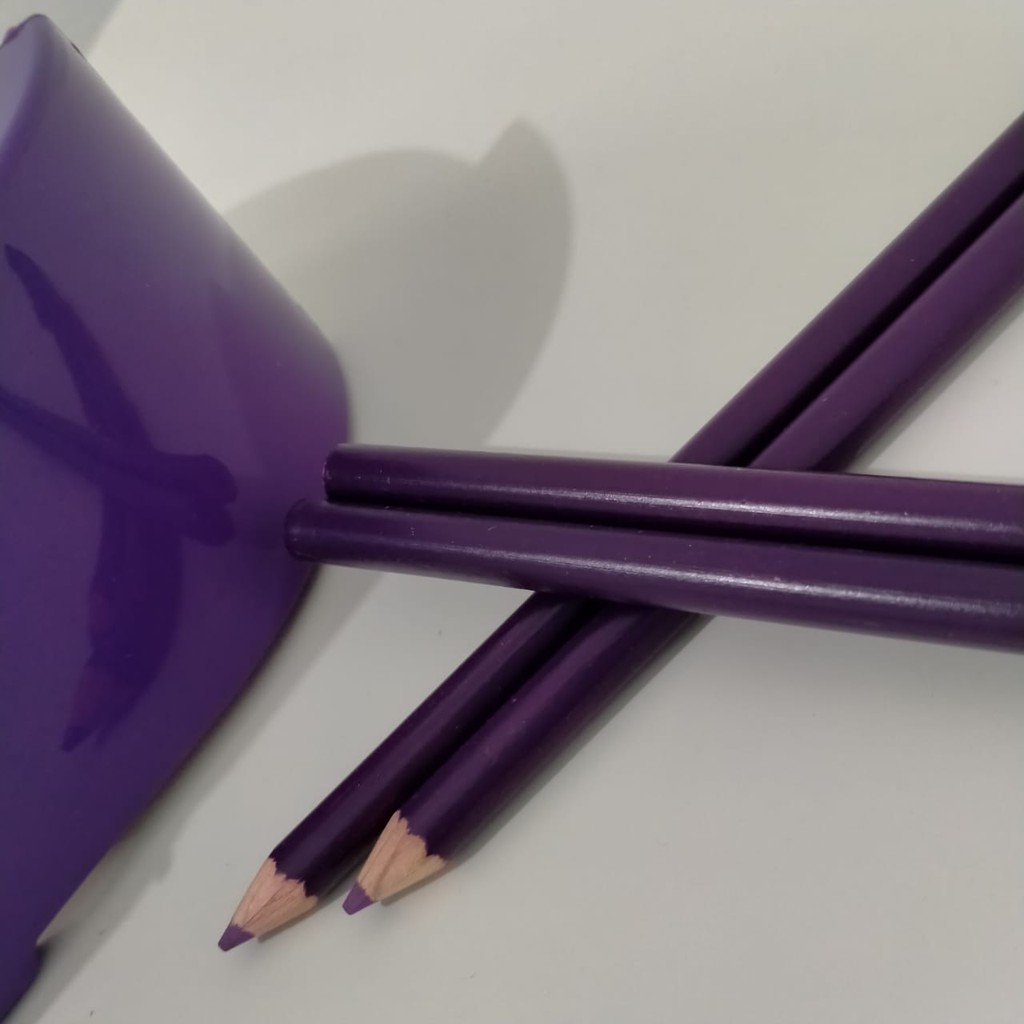 PENSIL WARNA WARNI SATUAN PANJANG Kayu Lengkap Bagus Set Murah Gambar Lukis Color Pencil Terbaik-Ungu