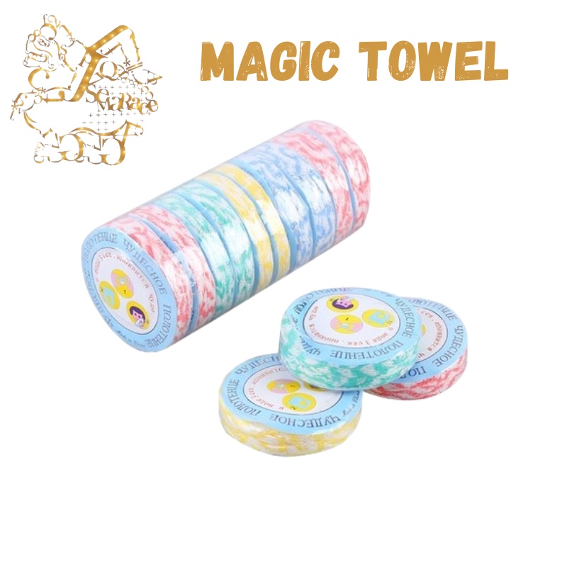 MAGIC TOWEL COMPRESSED HANDUK KECIL TRAVELLING