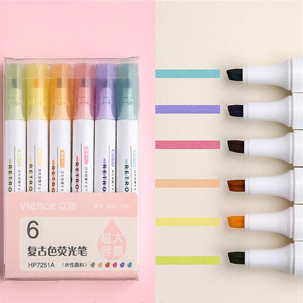 Lampu Tulisan Stabilo Nanas Warna Retro Color Pen