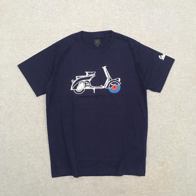 Kaos Adidas Vespa Vintage Navy