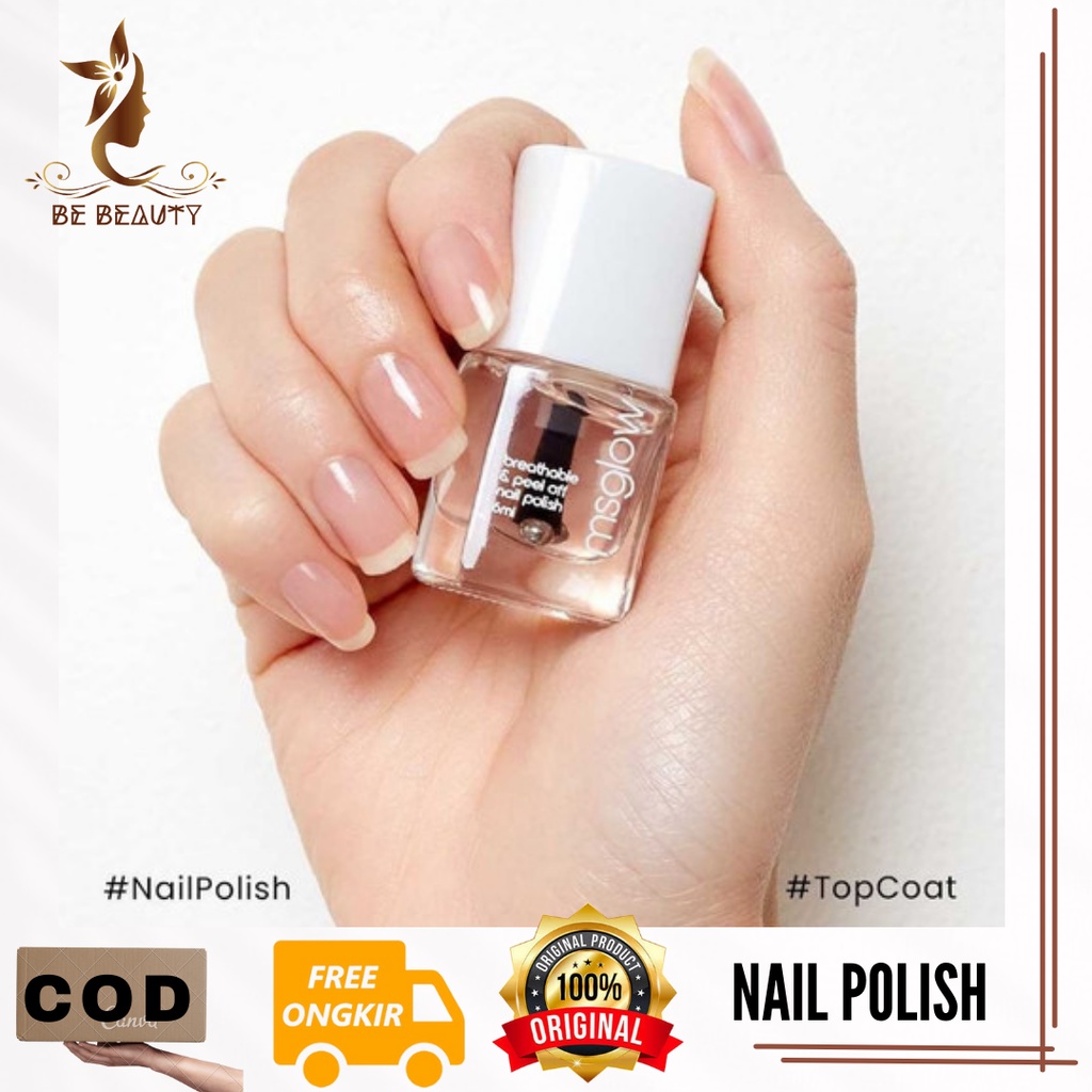 MS GLOW NAIL POLISH TOP COAT KUTEK CAT KUKU HALAL MS GLOW BEST SELLER ORIGINAL