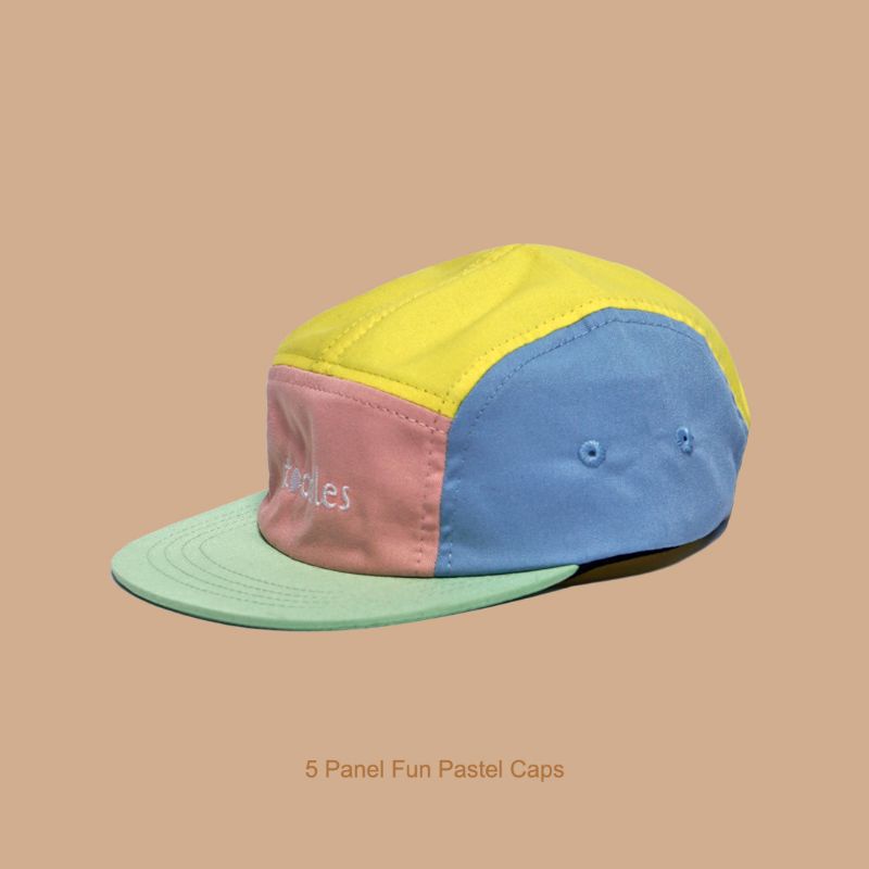 Toodles Topi Anak 5panel Colorful  Series-Fun Pastle