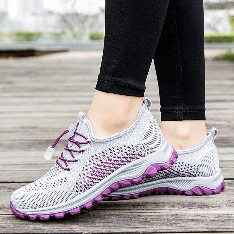 FOKU Sepatu Sneakers Wanita Casual Sepatu Wanita Bernapas Terbaru