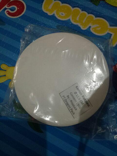 Kertas Bakpau Alas Bakpao Diameter 12.5cm Isi 500 Lembar
