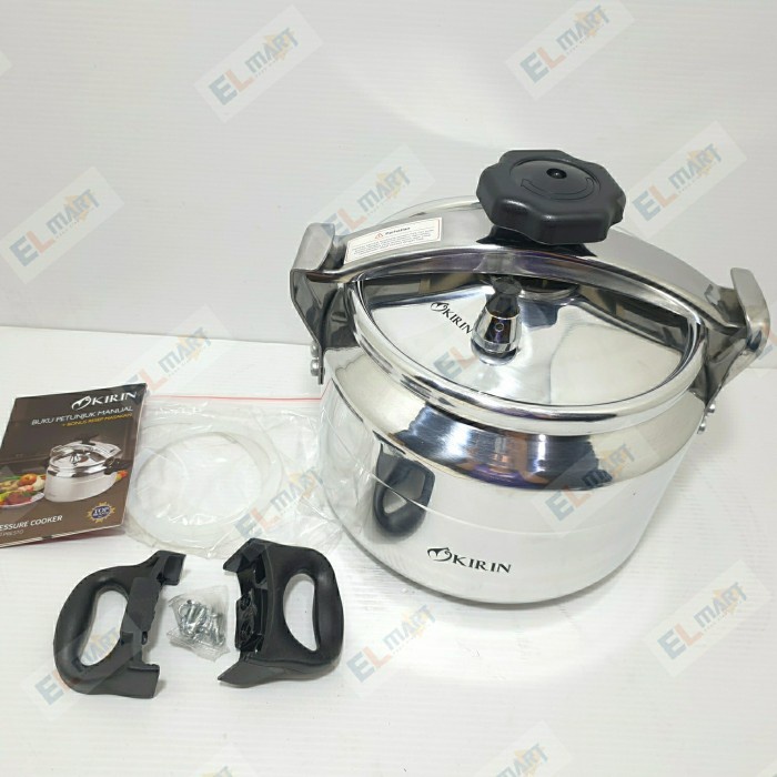 Panci Presto Kirin 8 Liter KPC 080 Pressure Cooker 8L Induksi