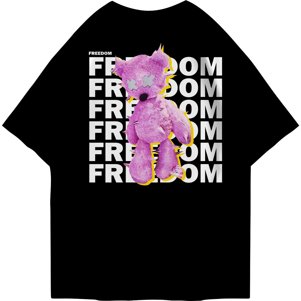 FIRSTLAST Oversized Tshirt Freedom | Kaos Oversize Pria dan Wanita